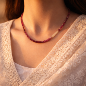 Shaded Ruby Necklace