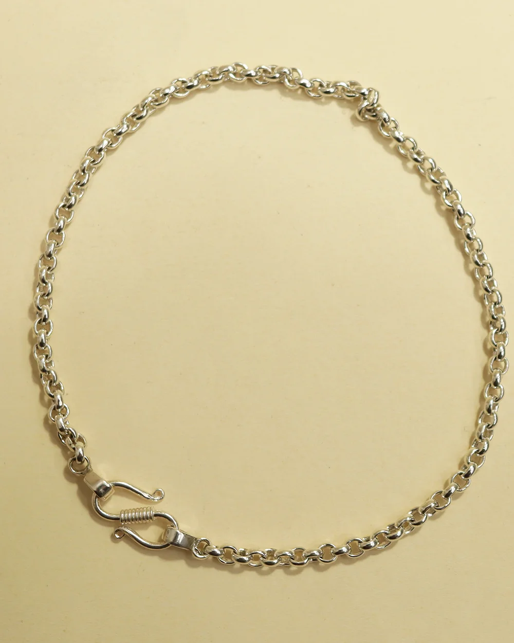 Sterling Silver Chain Anklet for Women