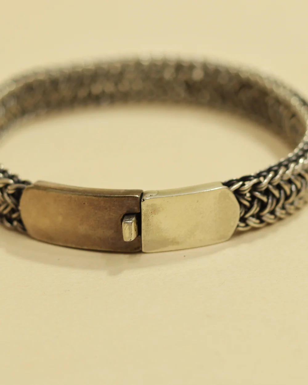925 Sterling Silver Braided Chain Bracelet