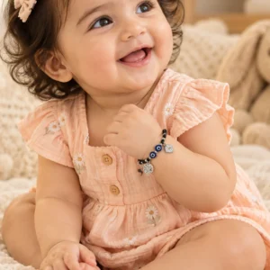 Black Beads Evil Eye Nazar Battu for Kids