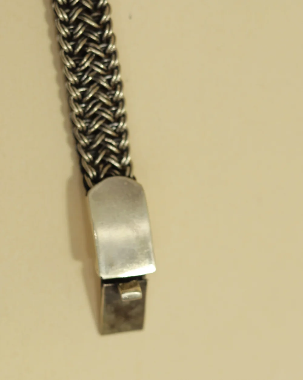 Braided Silver Bracelet for Daily Wear