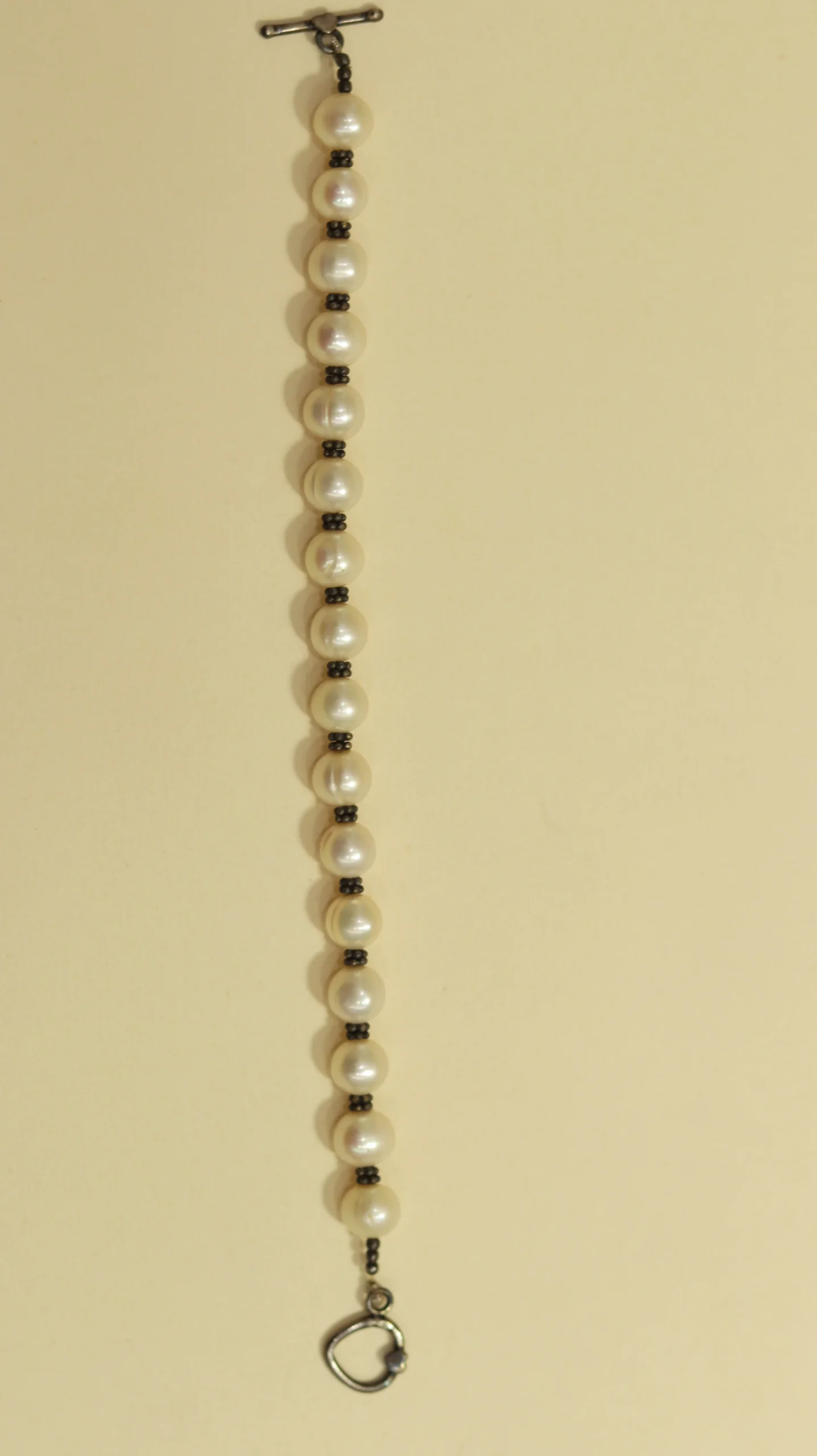 Classic Pearl Silver Bracelet for Women