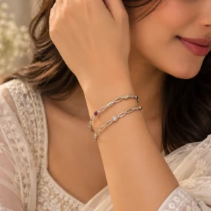 - Daily Wear Sterling Silver Bangles for Women