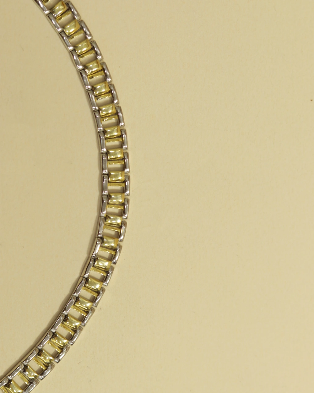 Modern Sterling Silver Link Bracelet