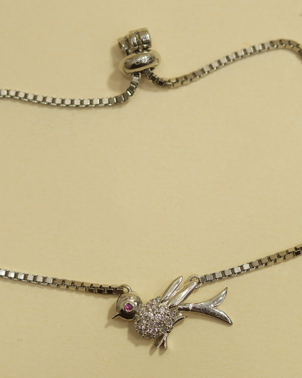 Sterling Silver Bird Motif Bracelet