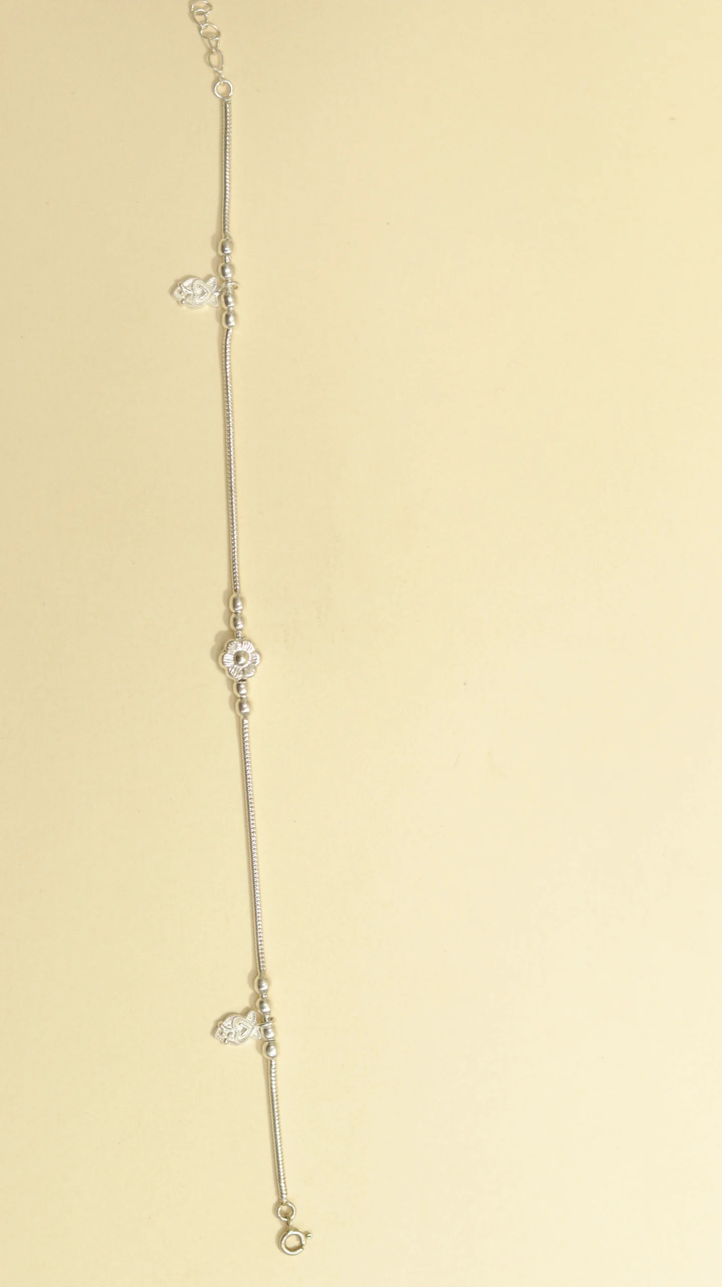 Sterling Silver Charm Bracelet for Daily Wear